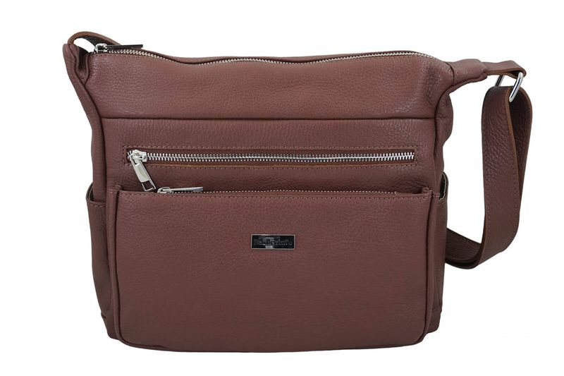 Codzienna i praktyczna torebka na ramię - Brązowa zdjęcie 2