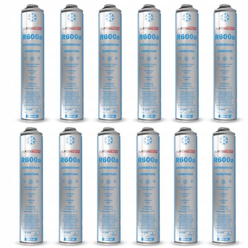 Czynnik chłodniczy klimatyzacji lodówki R600a 1000ml 420g + x 3 na Arena.pl