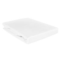 Prześcieradło satyna bawełniana z gumką 140x200 Darymex białe