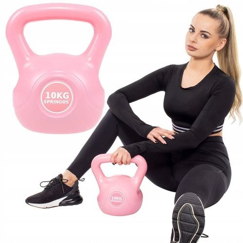KETTLEBELL odważnik 10 KG kula KETTLE HANTLA hantel FITNESS ABS DO ĆWICZEŃ na Arena.pl