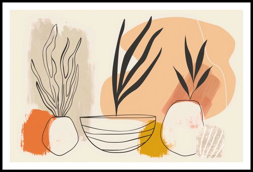 Plakat 91,5x60cm Szkice Botaniczne na Arena.pl