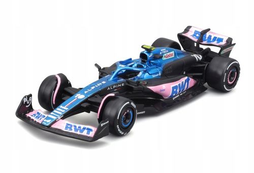 BOLID F1 BWT Alpine Team A523 2023 Pierre Gasly 1:43 model BBURAGO 18-38072 na Arena.pl