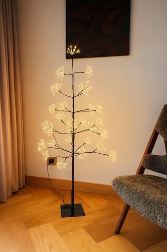 DRZEWKO ŚWIĄTECZNE CHOINKA LED 125cm DEKORACJA ŚWIĄTECZNA -LAMPKI CHOINKOWE na Arena.pl