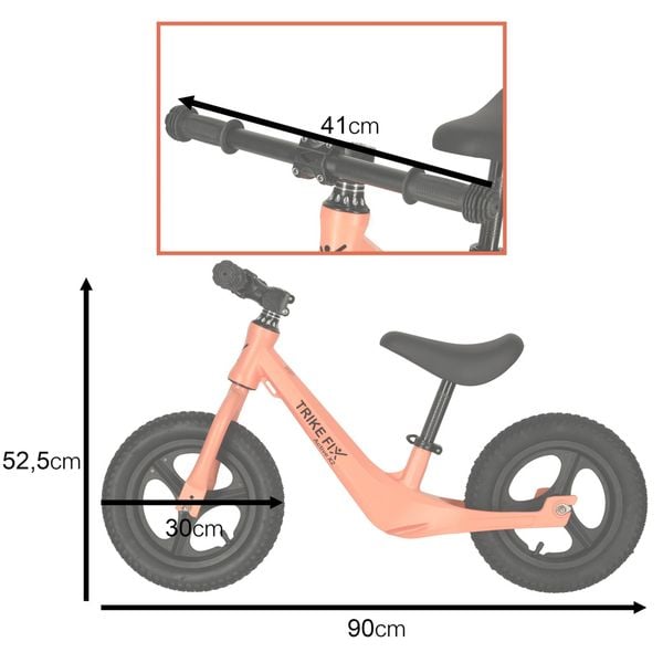 Rowerek Biegowy Trike Fix Active X2 Rower Pomarańczowy zdjęcie 8