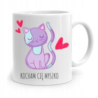 Kubek Prezent Na Walentynki Kocham Cię Myszko Z Nadrukiem Ze Zdjęciem