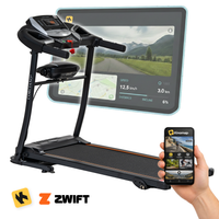 Bieżnia Elektryczna TRENTO 501D Składana z Masażerem Aplikacja CORCIANO 3HP 120 kg