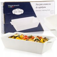 NACZYNIE CERAMICZNE DO PODAWANIA POTRAW NA CIEPŁO MIĘSA RYBY PÓŁMISEK 1L