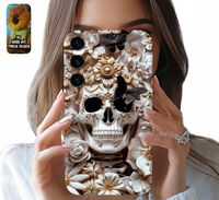 ETUI CASE SAMSUNG GALAXY S24 FE ELEGACKIE DAMSKIE WZORY CZASZKA MOTYL