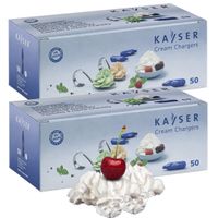 Naboje N2O do syfonu Kayser, 100 sztuk - do bitej śmietany