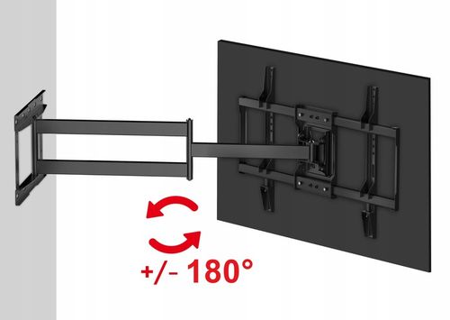 Uchwyt TV Dlugie ramie 85cm Wieszak do Telewizora 32-64 cale narożny na Arena.pl