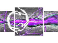 80X40CM ZEGAR POSTACIE TAŃCU OBRAZ