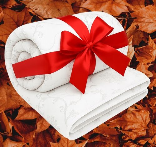 Kołdra na jesień 220x200 Całoroczna Ciepła Puszysta Kwiaty Polska Jakość na Arena.pl