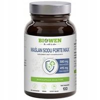Biowen Maślan sodu 580 mg 100 kapsułek dojelitowych Właściwe PH Jelita