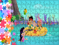 Puzzle tradycyjne Jake - Piraci z Nibylandii