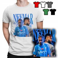 KOSZULKA T-SHIRT MĘSKI WZORY - Kylian Mbappé PIŁKARZ PIŁKA - S