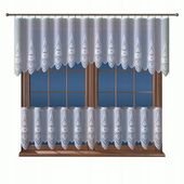 Firanka kuchenna łowicka KOMPLET 250x70, 200X50