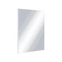 Kuadro lustro łazienkowe 80x60 cm prostokątne, biały mat