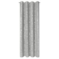 Zasłona Solana 140X250 cm szara błyszcząca przelotki elegancka
