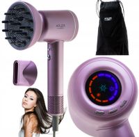 Suszarka Do Włosów Jonizacja Regulacja Temp Kontcentrator Dyfuzor 1600W