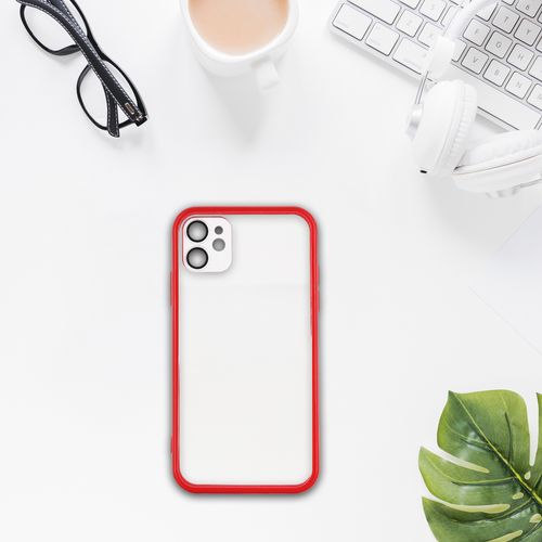etui do iphone 11 w393 bezbarwny z czerwonym na Arena.pl
