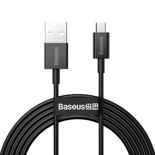 Kabel USB do micro USB Baseus Superior Series, 2A, 2m (czarny) na Arena.pl