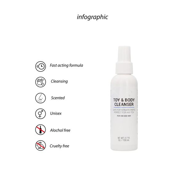 Toy And Body Cleaner - 150 Ml zdjęcie 4