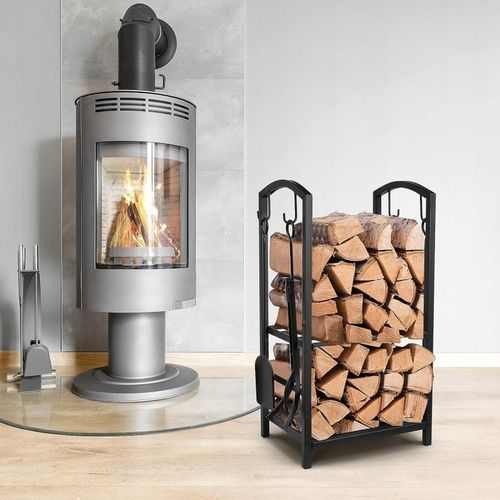 STOJAK NA DREWNO KOMINKOWE OPAŁOWE KOSZ NA DRZEWO DREWNO SPAWANY W CAŁOŚCI na Arena.pl