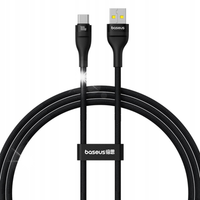 Kabel Baseus Flash 2 USB-A / USB-C 100W 1 m - czarny