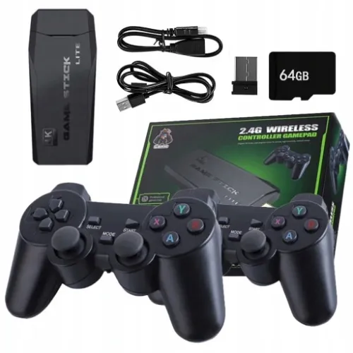 KONSOLA RETRO GRA TELEWIZYJNA BEZPRZEWODOWA HDMI +2PADY TV WIFI +20000 GIER na Arena.pl