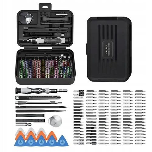 PROFESJONALNY ZESTAW narzędzi śrubokrętów wkrętaki torx bity DUŻY 132 na Arena.pl