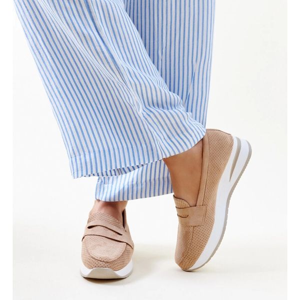 Brązowe perforowane półbuty r.36 zdjęcie 4