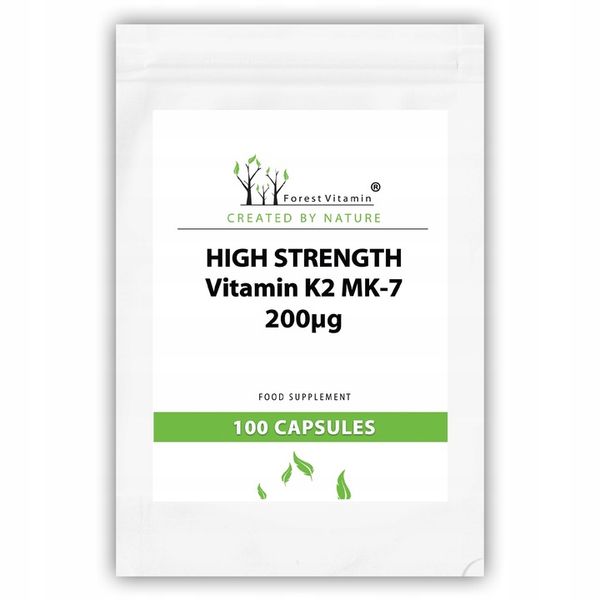 WITAMINA K2 MK-7 200mcg NATTO MOCNA 100 kapsułek zdjęcie 4