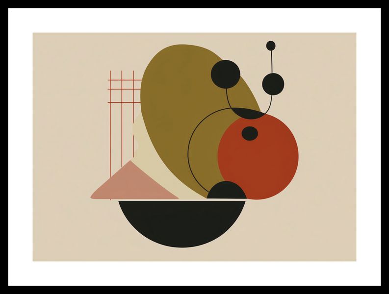 Plakat 42x29,7cm Geometryczny Balans zdjęcie 3
