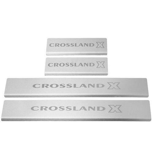 Listwa progowa OPEL/VAUXHALL CROSSLAND X Stal nierdzewna 304 mat 4szt na Arena.pl