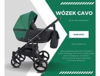 Wózek Dziecięcy Cavo Premium 3w1 Wielofunkcyjny Głęboki