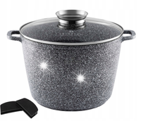 GARNEK 14 L POWŁOKA MARMURKOWA 32cm INDUKCJA GAZ