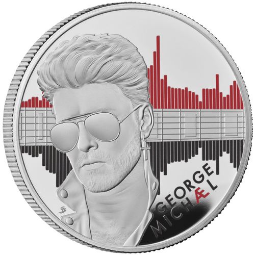 George Michael kolorowany 1 uncja Srebra 2024 Proof na Arena.pl