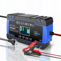 PROSTOWNIK DO AKUMULATORÓW SAMOCHODOWY 12V AUTOMAT 24V FUNKCJA NAPRAWY LCD