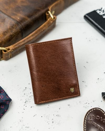 skórzane etui na karty tw-01-rvt brown na Arena.pl