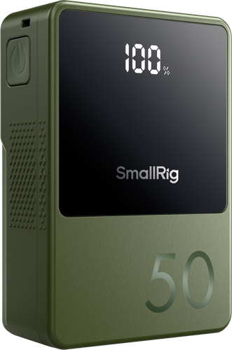 SmallRig 4872 V-Mount Mini Akumulator VB50, D-Tap, USB-A, USB-C, zielony na Arena.pl