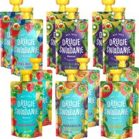 Mus Deser Owocowy Dla Dzieci 100g 12szt Mix Zestaw Dawtona Drugie Śniadanie