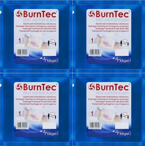Opatrunek hydrożelowy BurnTec sterylny 10x10cm x4 na Arena.pl