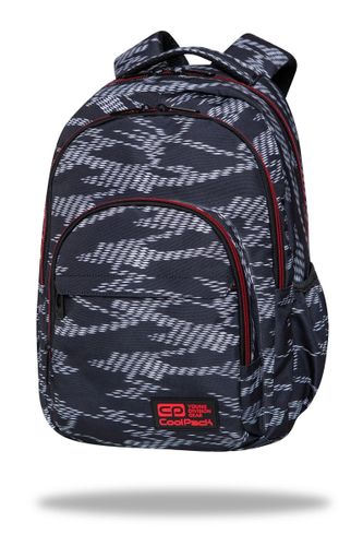 Plecak CoolPack BASIC PLUS 24 L szare wzory, TOPO RED (C03184) na Arena.pl
