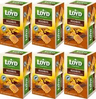 Herbata ziołowa w kopertach Loyd Rooibos miód i wanilia 20szt x6