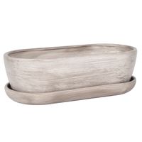 Kaktusiarka Ceramiczna 27cm doniczka beton eco