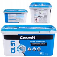 CERESIT FOLIA IZOLACYJNA W PŁYNIE CL 51 EXPRESS 1-K WYDAJNA GOTOWA 5KG