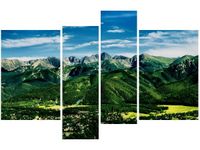 130CM 85 OBRAZ 4 ELEM DOLINA TATRACH ŚCIENNY