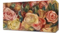 Obraz 50x30cm Roses, Pierre-Auguste Renoir Vintage do Salonu