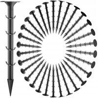 ZESTAW SZPILKI KOTWY KOŁKI DO AGROWŁÓKNINY AGROTKANINY 15cm 100sztuk