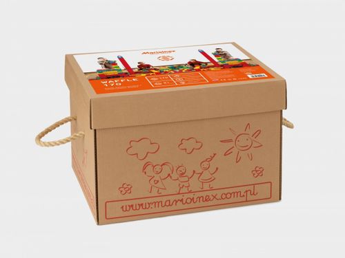 Klocki konstrukcyjne Waffle 170 Box na Arena.pl